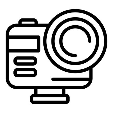 Safari avlama kamerası simgesi, taslak biçimi