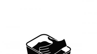 El yıkama ikonu canlandırması