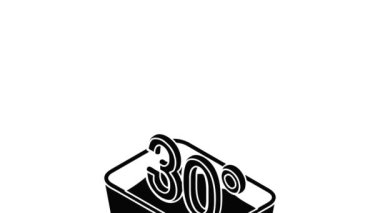 El yıkama 30 santigrat derece simge canlandırması