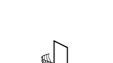 Şık balkon simgesi canlandırması