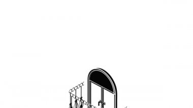 Metal balcony icon animation