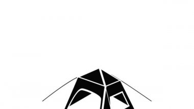 Çocuk çadır simgesi canlandırması