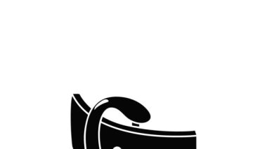 Elegant belt buckle icon animation