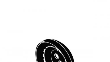 Men clothes button icon animation