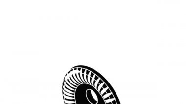 Flower clothes button icon animation