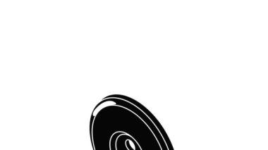 Round clothes button icon animation