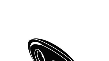 Oval clothes button icon animation