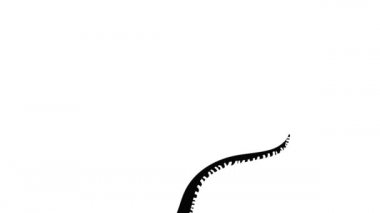 Mamba yılan simgesi canlandırması