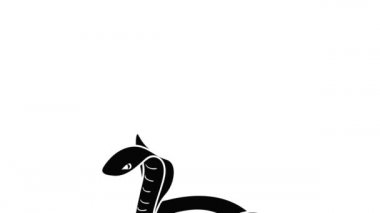 Kral kobra simgesi canlandırması