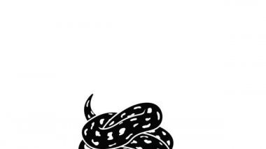 Anakonda yılan simgesi canlandırması