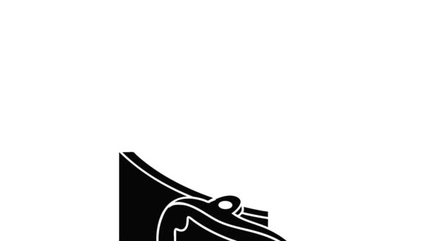 Metal belt buckle icon animation