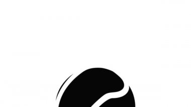 Tenis topu simgesi canlandırması