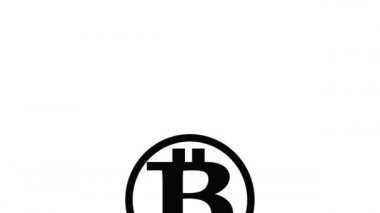 Bitcoin simgesi canlandırması