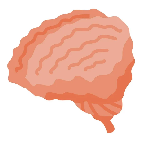 Icône du cerveau humain, style isométrique — Image vectorielle