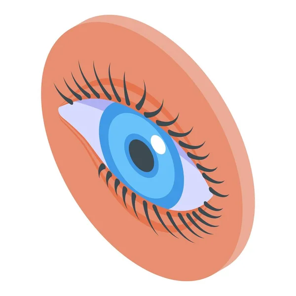 Eye vision icon, isometric style — Stock Vector