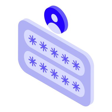 Özel hesap simgesi, izometrik biçim