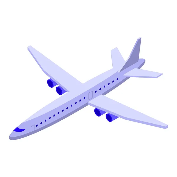 Icono de aerolínea, estilo isométrico — Vector de stock