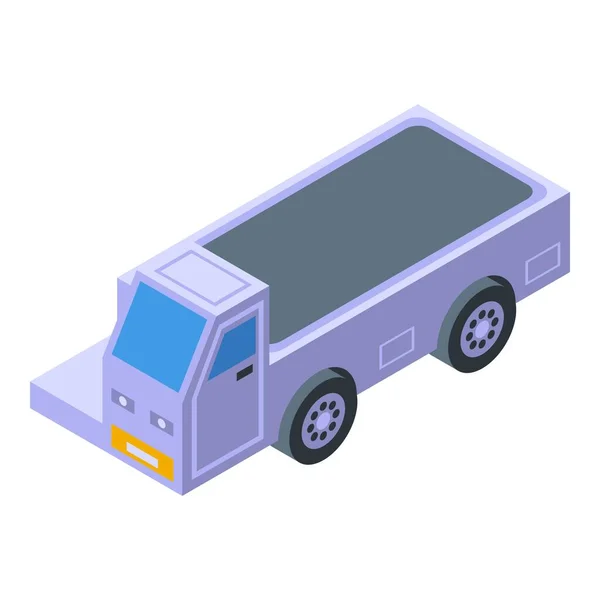 Airport baggage vehicle icon, isometric style — Stock Vector