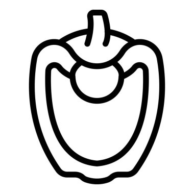 Yarı paprica simgesi, özet biçimi