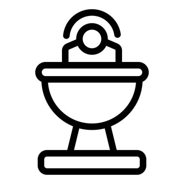 Uydu anten simgesi, özet biçimi