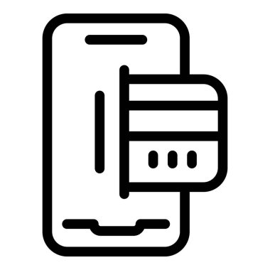 Akıllı telefon ödeme iptali simgesi, özet biçimi