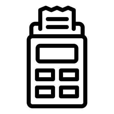 Ödeme terminali ikon, özet biçimi reddedildi