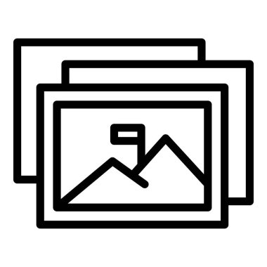 Yazdırılmış resim simgesi, özet biçimi