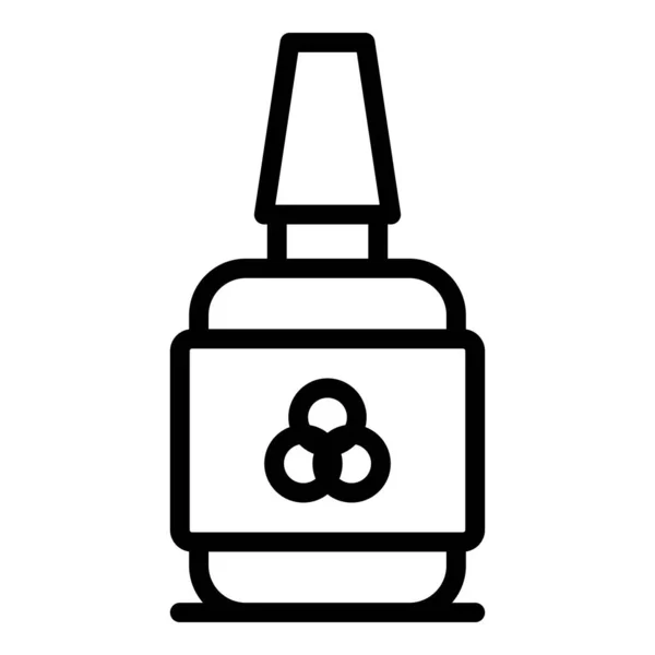 Symbol für Druckerschwärze, Umrissstil — Stockvektor