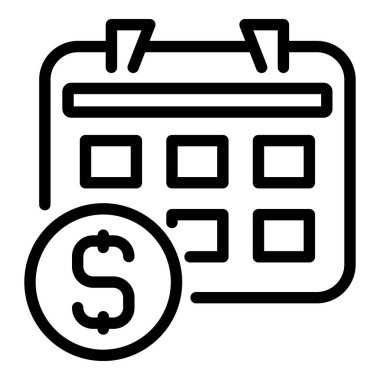 Dolar simgesi sipariş et, taslak biçimi