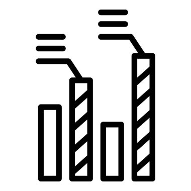 Pazar grafik simgesi, özet biçimi