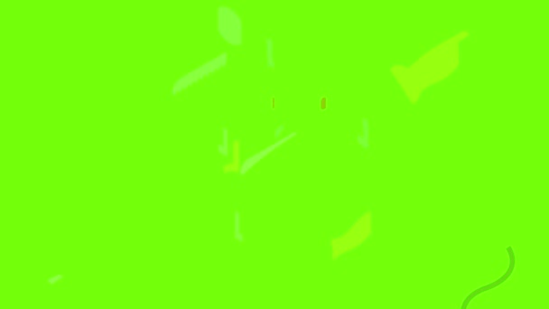 Icono de sierra eléctrica amarillo animación — Vídeos de Stock