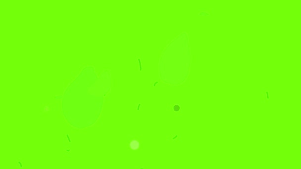梨のアイコンアニメーション — ストック動画