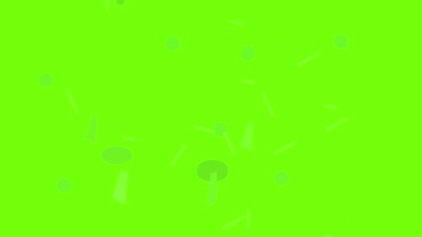 Atomium ikon animáció — Stock videók