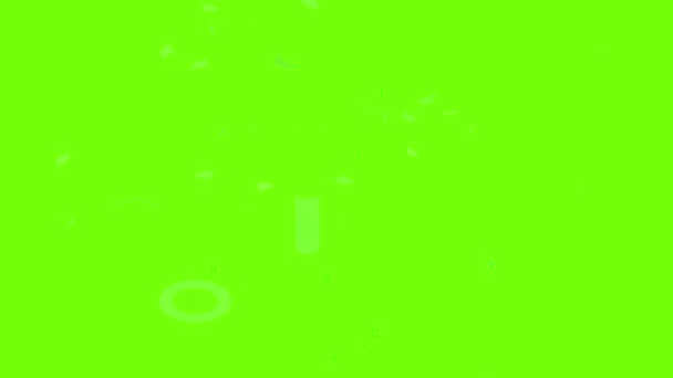 T-ranura cortador bit icono de animación — Vídeo de stock
