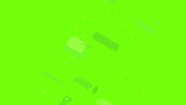 타 이피 라이터 아이콘 애니메이션 — 비디오