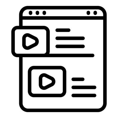 Web sayfası pazarlama simgesi, özet biçimi