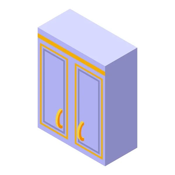 Box keukenmeubelen icoon, isometrische stijl — Stockvector