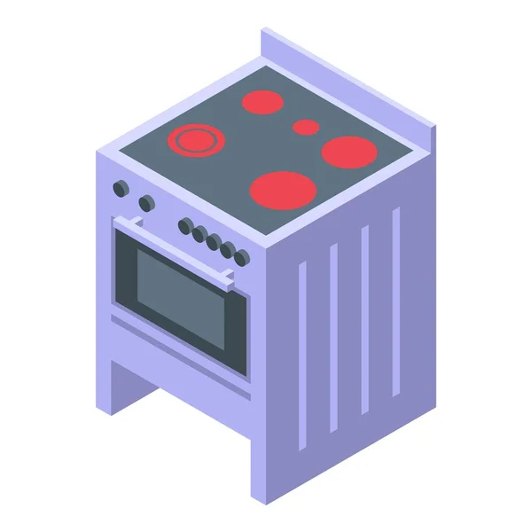 Ikone für Kochgeschirr, isometrischer Stil — Stockvektor