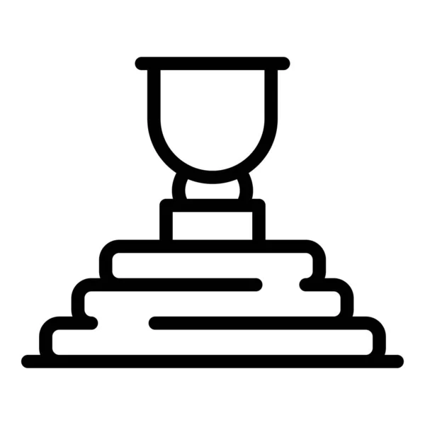 Human Resources cup ikon, kontur stil — Stock vektor