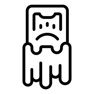 Çamaşır yarı para simgesi, özet biçimi