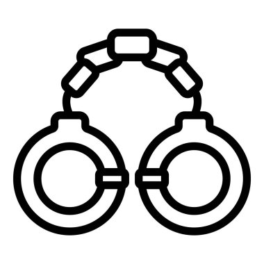 Çamaşır parası kelepçe simgesi, taslak biçimi