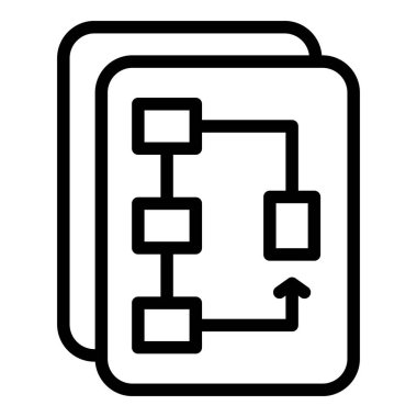 Mali planlama şeması simgesi, özet biçimi