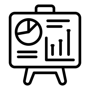 Finansal planlama grafik simgesi, özet biçimi
