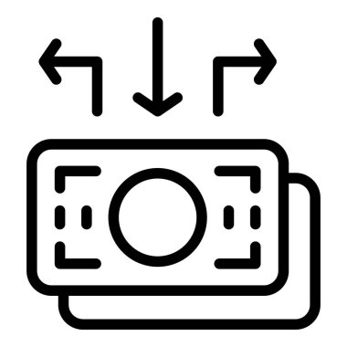 Mali planlama bankacılık simgesi, özet biçimi