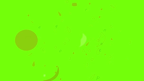 Pomergranate-Animation — Stockvideo