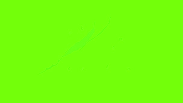 Yeşil fasulye simgesi canlandırması — Stok video