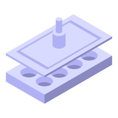 Milling makine simgesi, izometrik biçimi