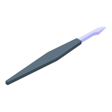 Manikür aracı simgesi, izometrik biçim