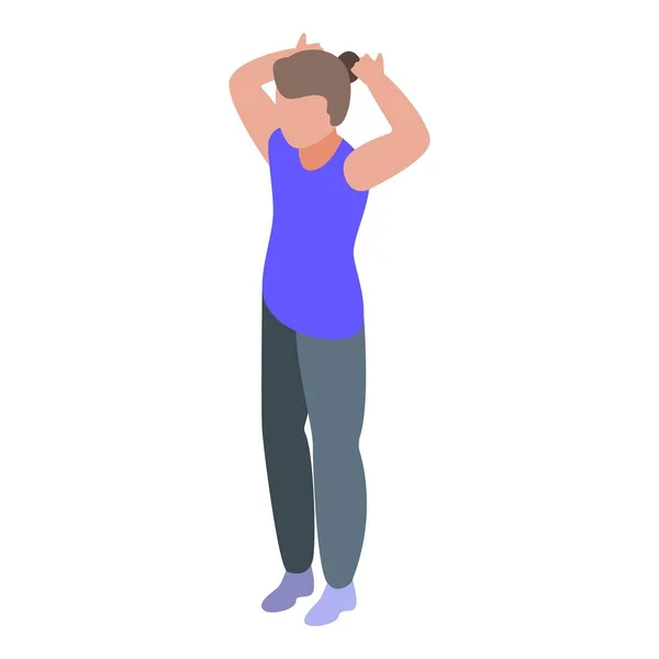 Ev fitness simgesi, izometrik biçim — Stok Vektör