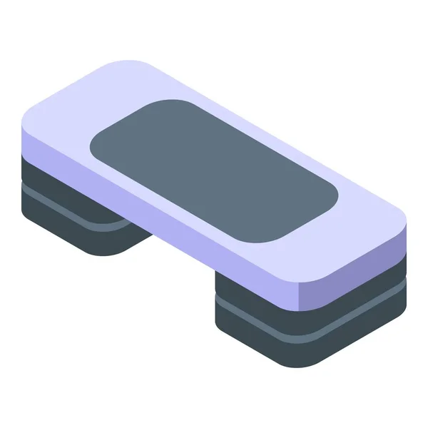 Fitness step board icoon, isometrische stijl — Stockvector